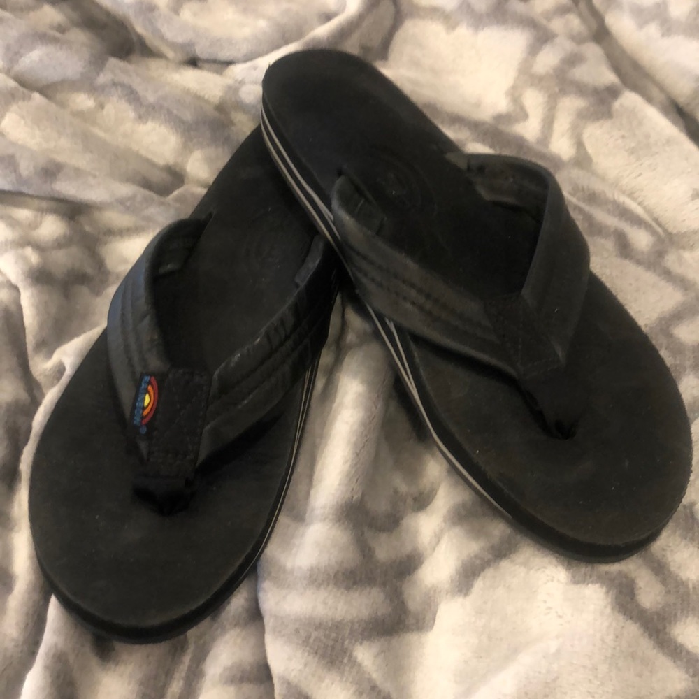 RAINBOW Women's Double Layer Leather sandal